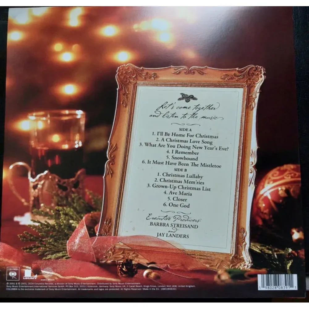 Barbra Streisand – Christmas Memories (Red Marble) LP