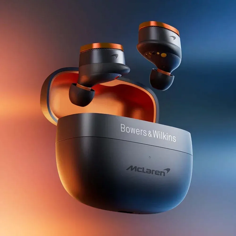 Bowers & Wilkins Pi8 McLaren Edition Galvanic Grey/Papaya Orange