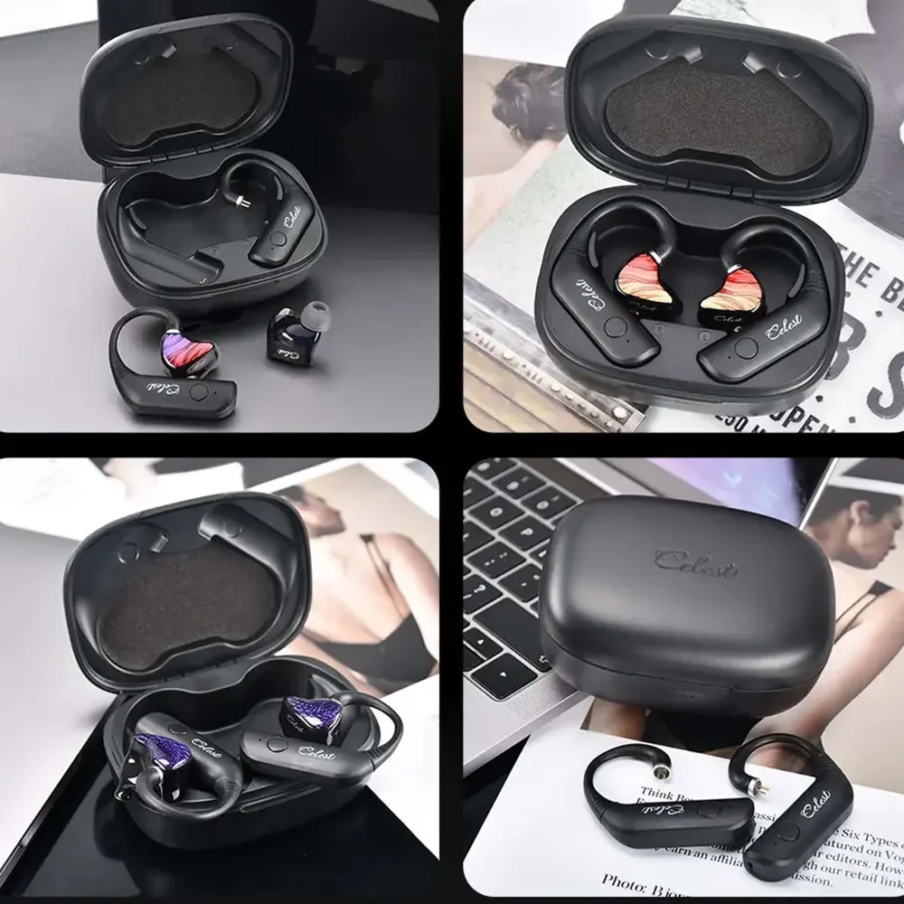 Celest T1 Bluetooth Headphone Ear Hook Black