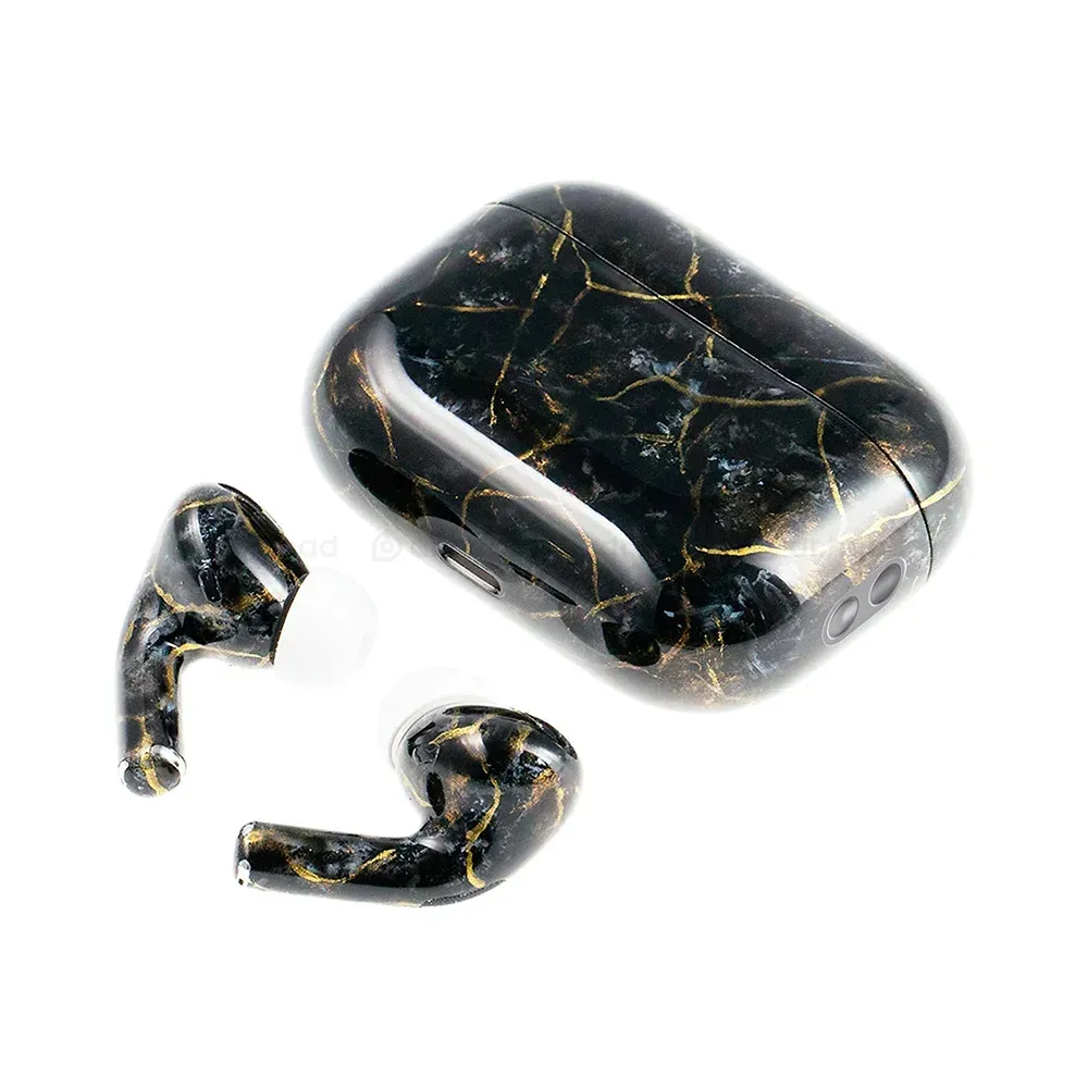 Apple AirPods Pro 2nd gen with MagSafe USB-C (2023) Black Marble Total Matte