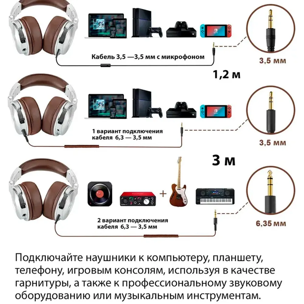 OneOdio Studio Pro 40 Silver