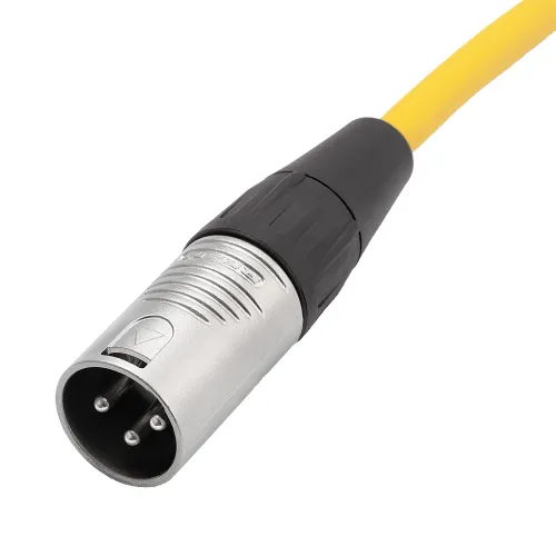 HeadMade Pro XLR-M - 6.3mm stereo Yellow 1.5m