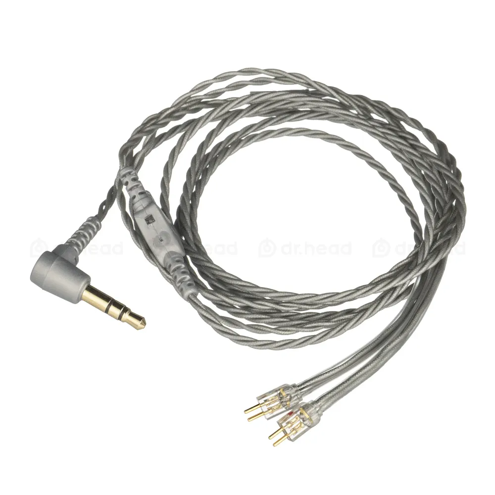 SoundLink Plasticsone IEM cable 2-pin - 3.5mm Grey 1.2m