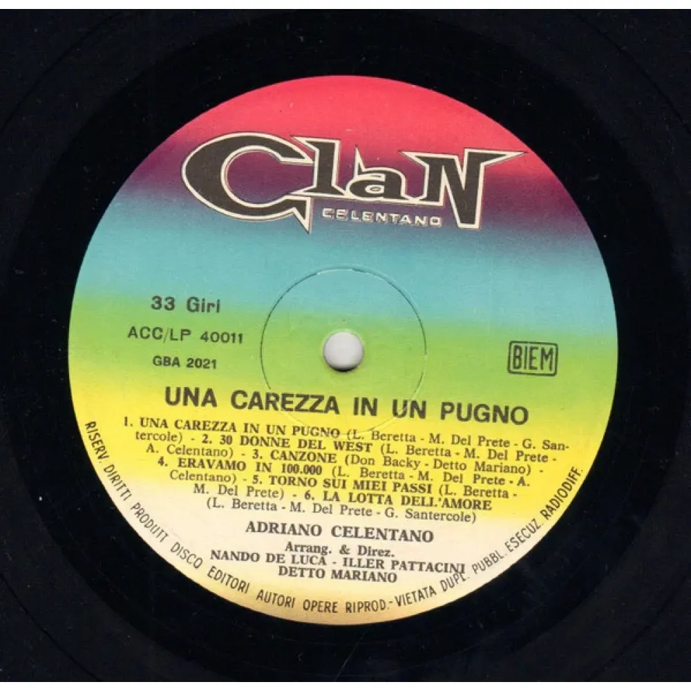 Adriano Celentano - Azzurro LP