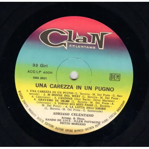 Adriano Celentano - Azzurro LP