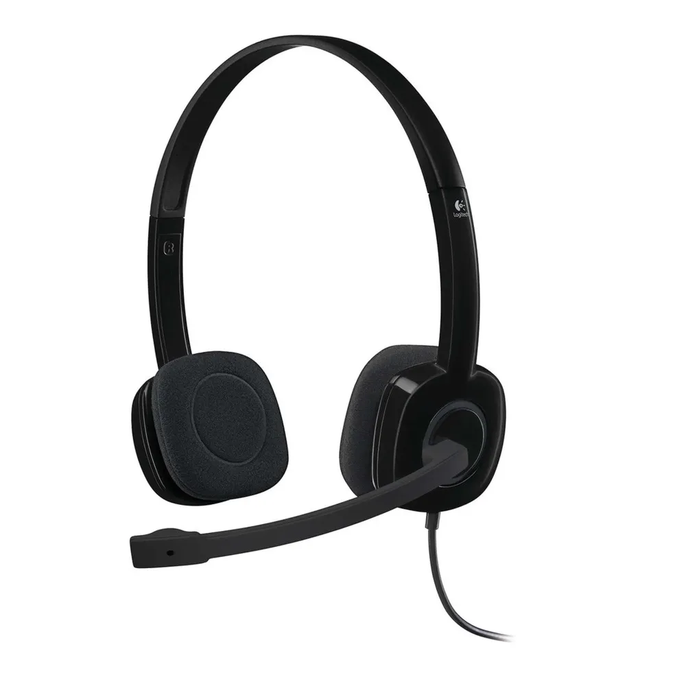 Logitech H151 Stereo Headset Black