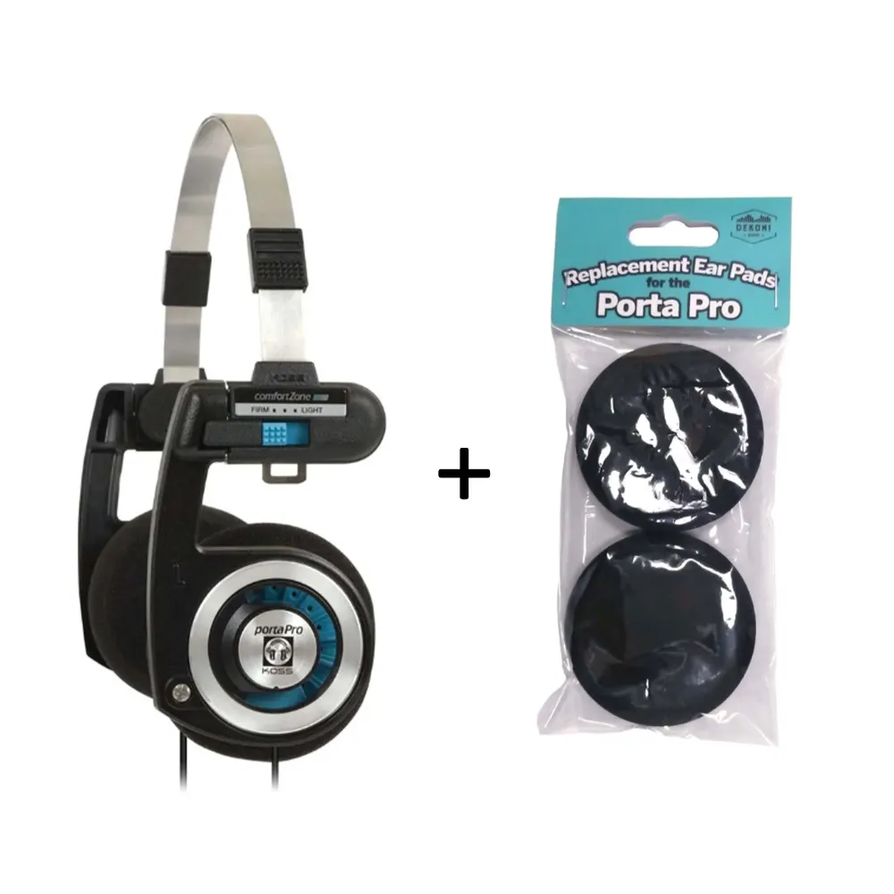 Koss Porta Pro Classic + Dekoni Earpads for Koss Porta Pro