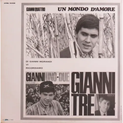 Gianni Morandi – Gianni Quattro - Un Mondo D'Amore - LP