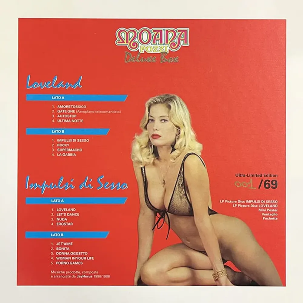 Moana Pozzi - Deluxe Box - 2LP