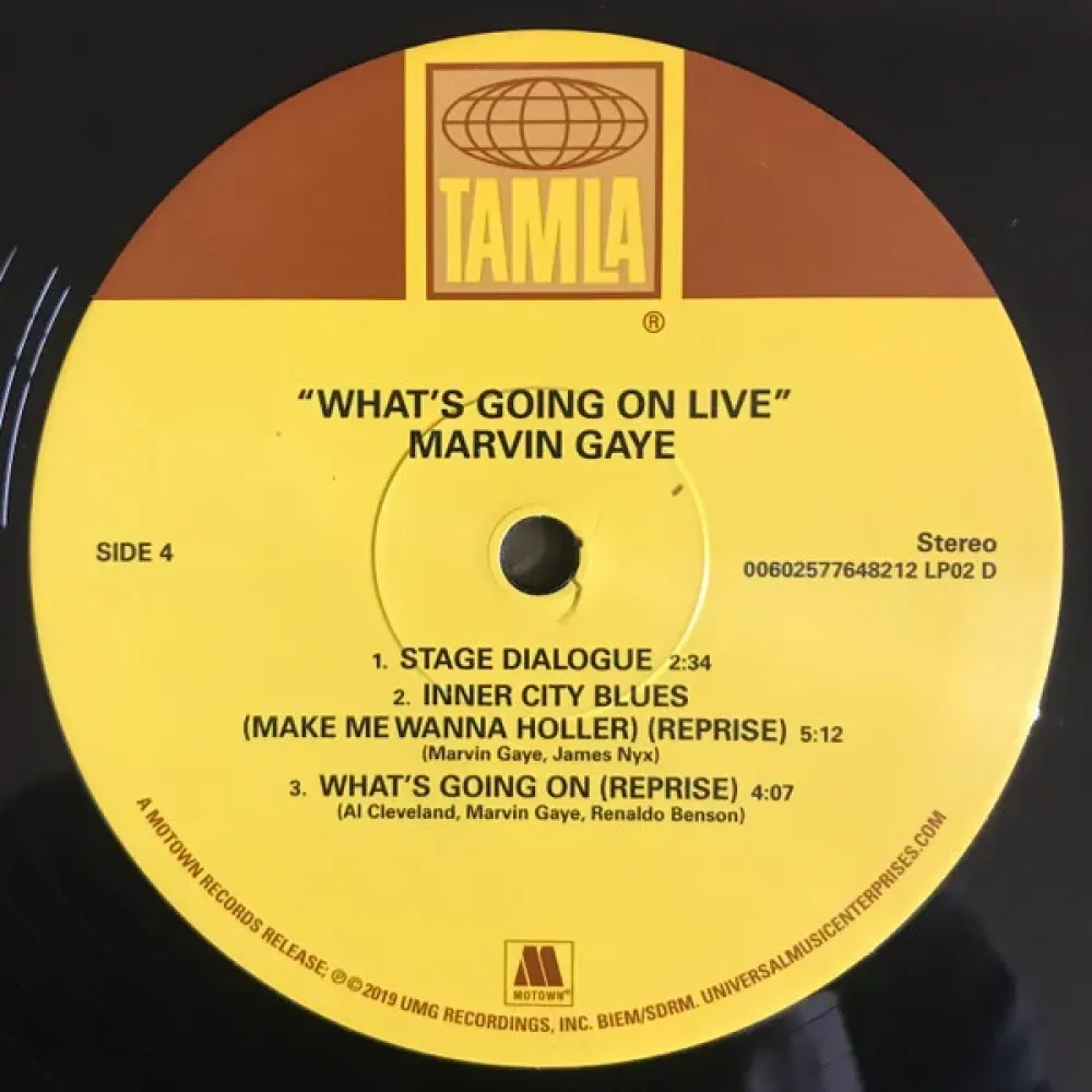 Marvin Gaye – What's Going On Live LP