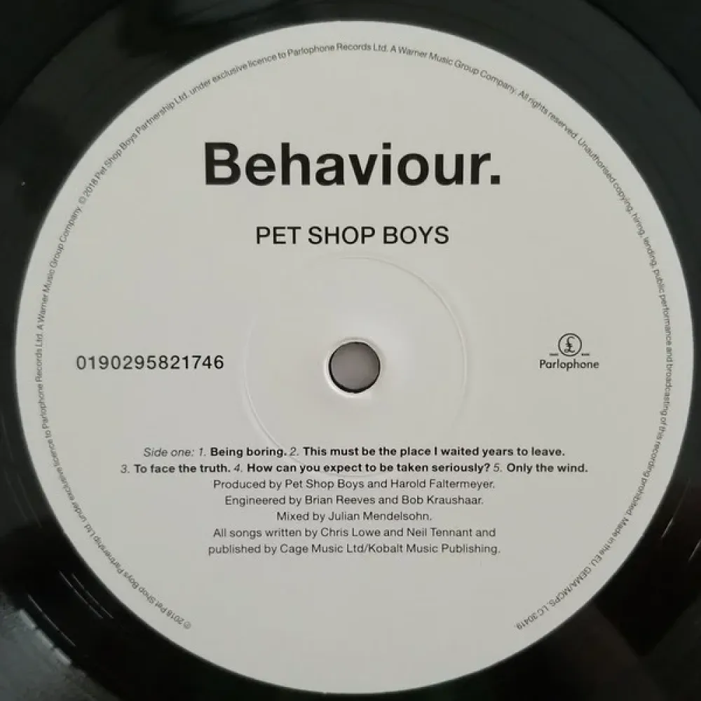 Pet Shop Boys - Behaviour.