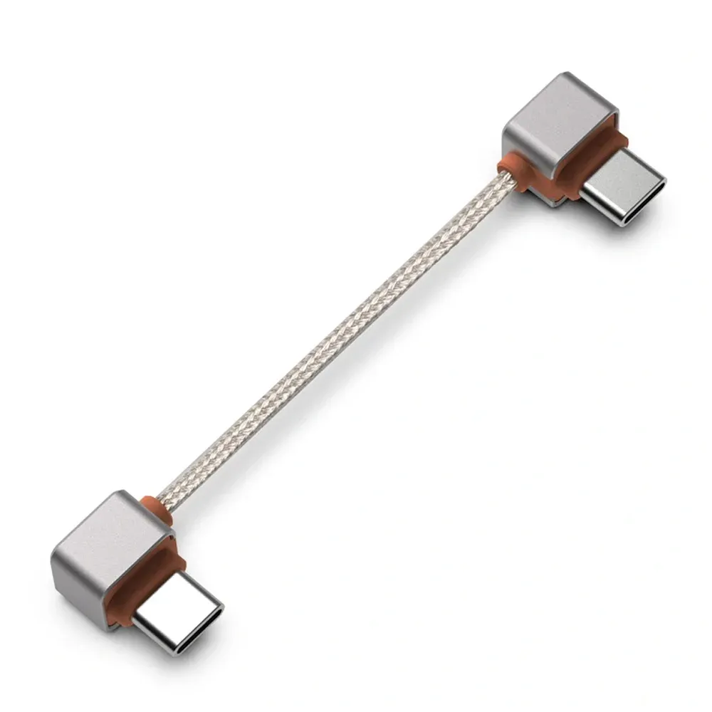 ddHiFi TC03LL USB-C L-Shaped to USB-C L-Shaped Silver