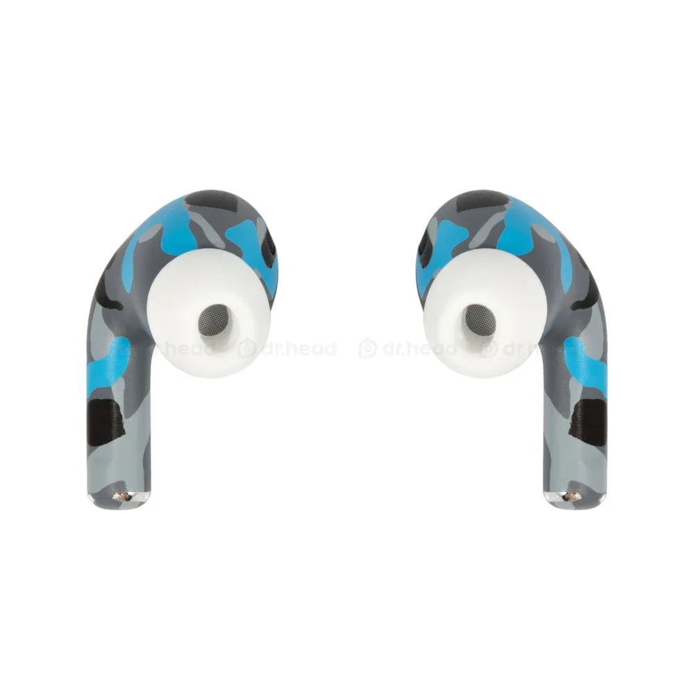 Apple AirPods Pro 2nd gen with MagSafe USB-C (2023) Blue Camo Matte