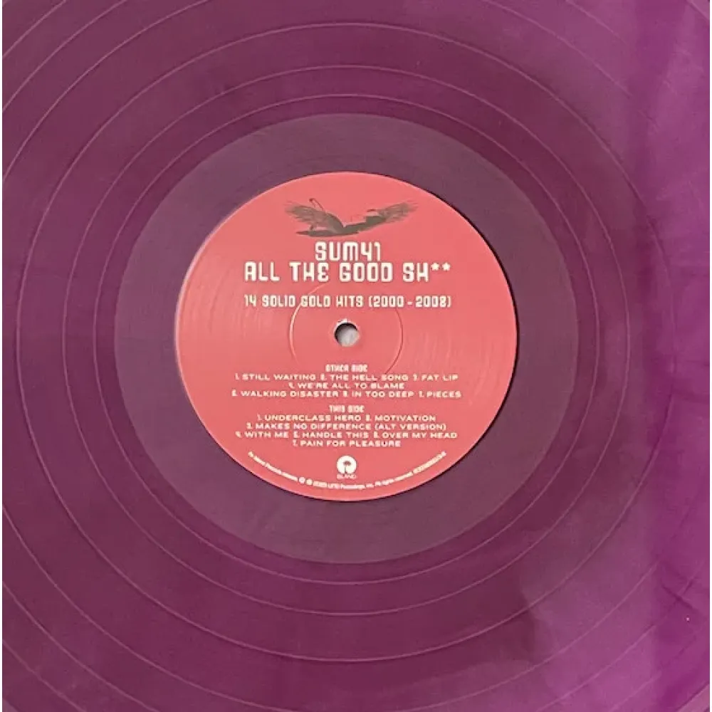 Sum 41 – All The Good Sh** - 14 Solid Gold Hits 2000 - 2008 - Purple Swirled LP