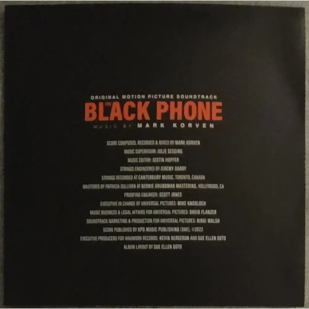 OST Mark Korven – The Black Phone - Coloured 2LP
