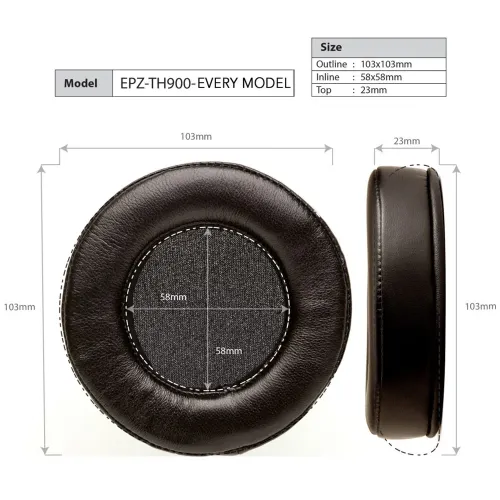 Dekoni Audio Fenestrated Sheepskin Ear Pad Set for Fostex TH900