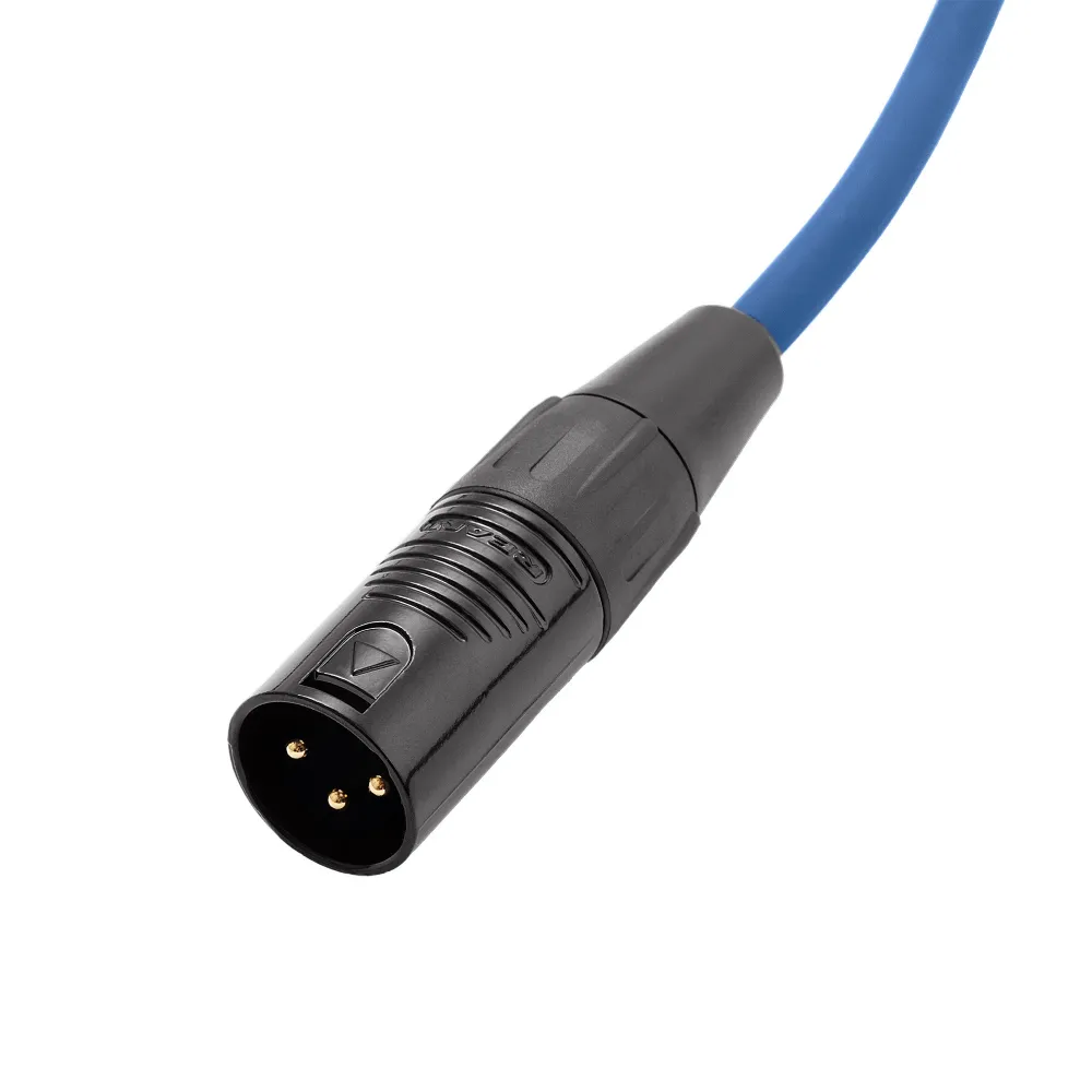 HeadMade Pro XLR-M - 6.3mm stereo Blue 3m