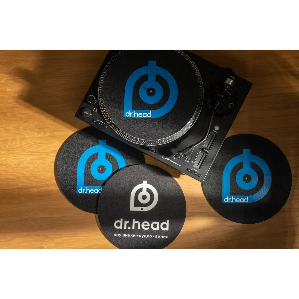 Dr.Head LP SlipMat Big Logo Black