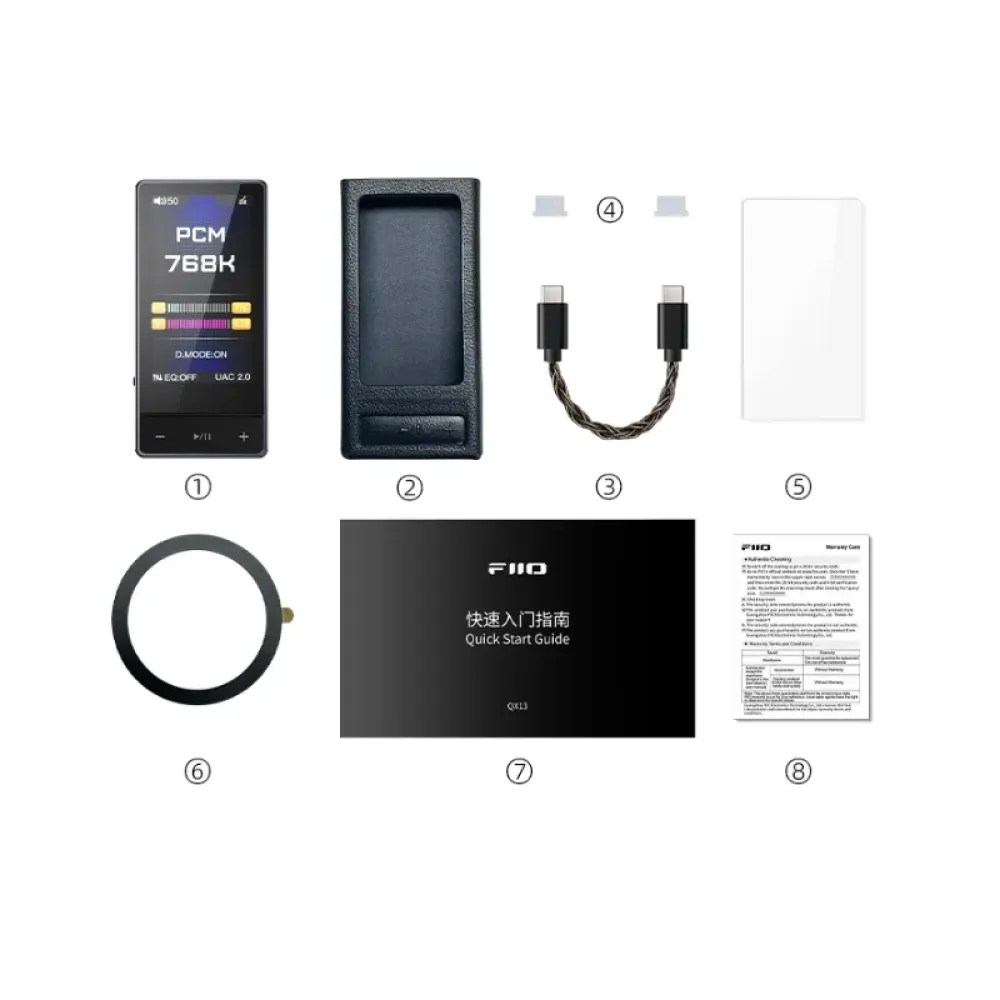 FiiO QX13 Titanium Gold