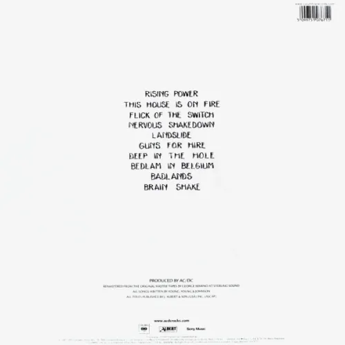 AC/DC FLICK OF THE SWITCH LP