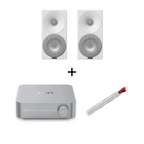 Amphion Argon0 + WiiM AMP + AudioQuest SLIP-DB 14/2