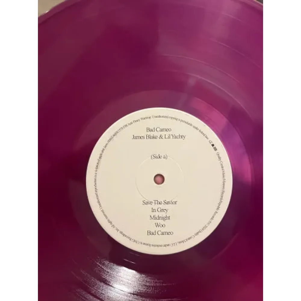 James Blake & Lil Yachty – Bad Cameo - Purple Translucent - LP