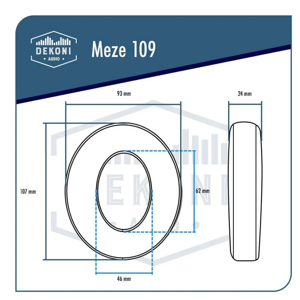 Dekoni Audio Elite Hybrid Ear Pads for Meze 109