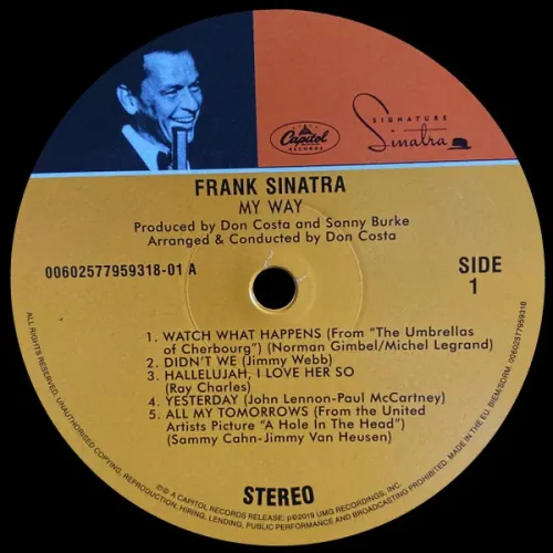 Frank Sinatra – My Way - 50th Anniversary LP