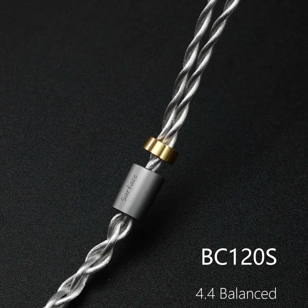 ddHiFi BC120S Silver 2-pin 4.4mm 1.2m