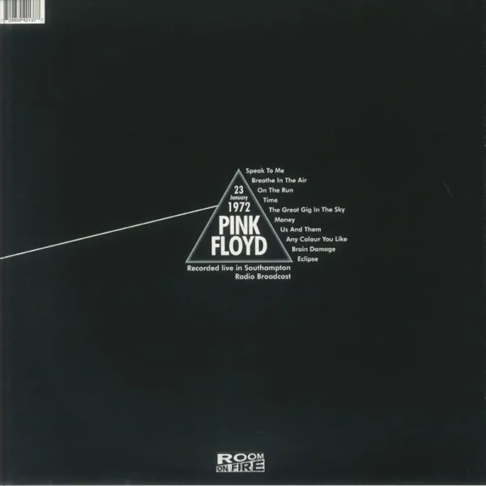 Pink Floyd – Recorded Live In Southampton January 23 1972 - White - LP