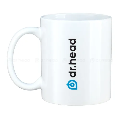 Dr.Head mug with logo №2