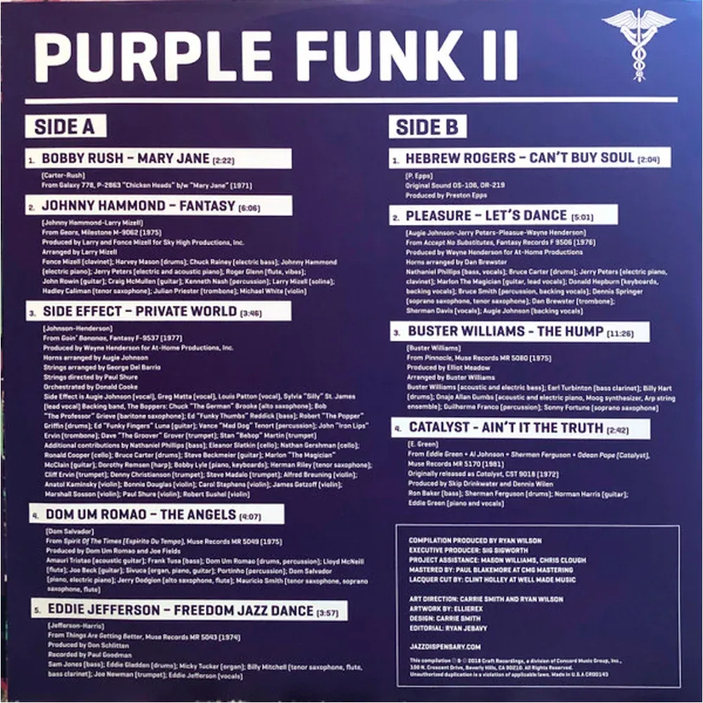Various Artists - Jazz Dispensary: Purple Funk (coloured) LP