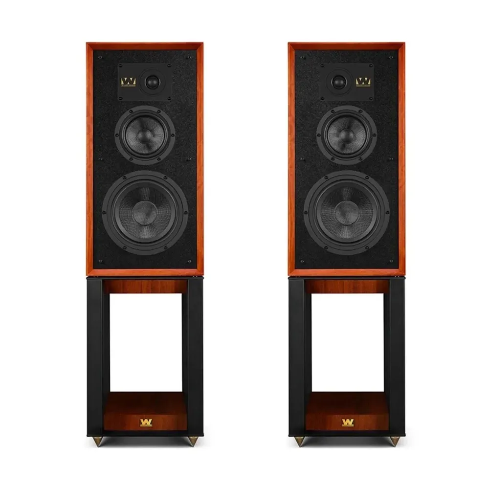 Wharfedale Super Linton (with stand) Mahogany Red