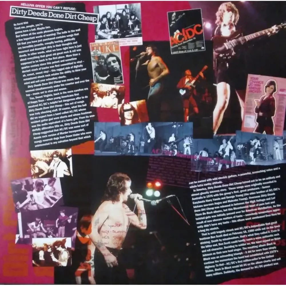 AC/DC – Dirty Deeds Done Dirt Cheap (Coloured Gold) LP