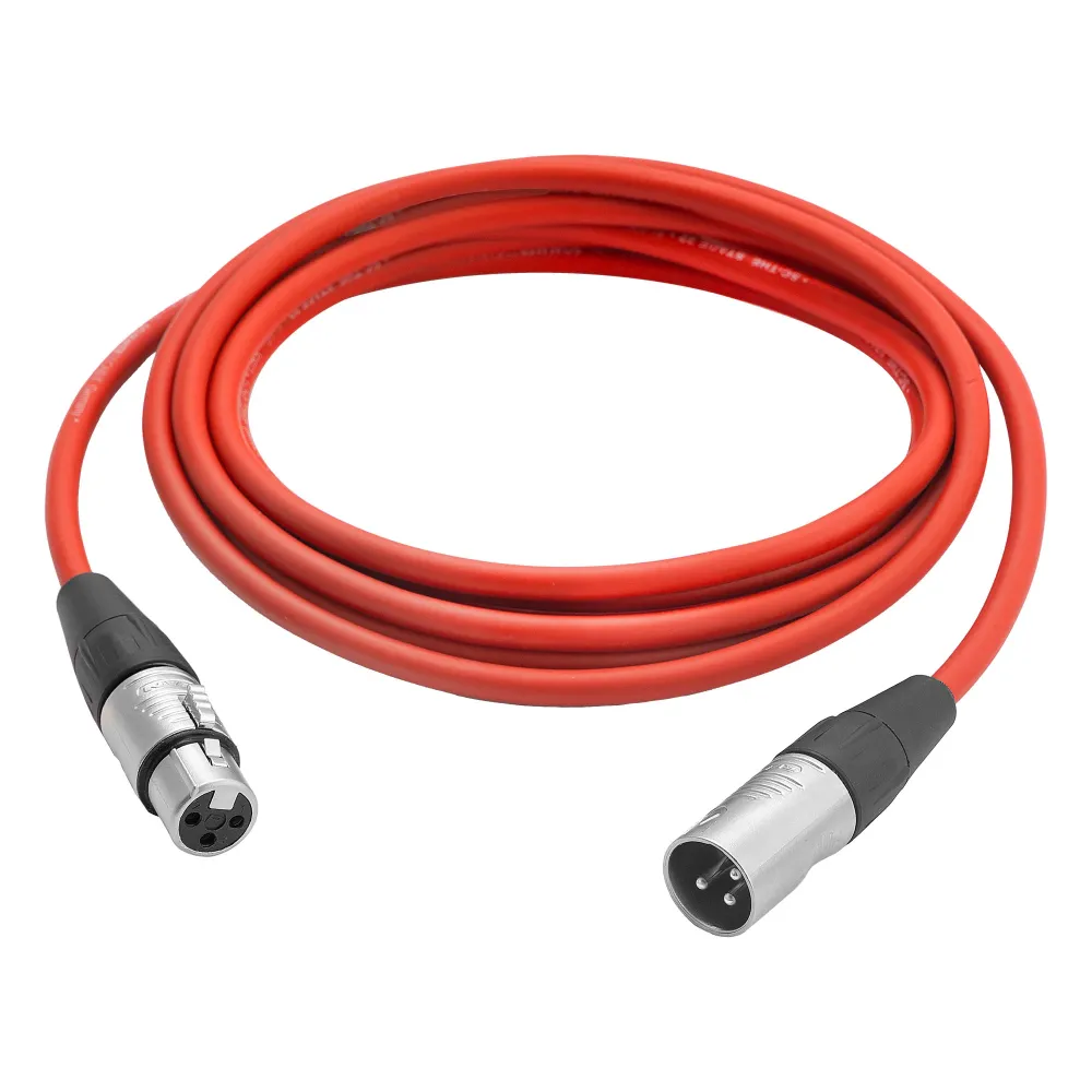HeadMade Pro XLR-F - XLR-M Red 3m