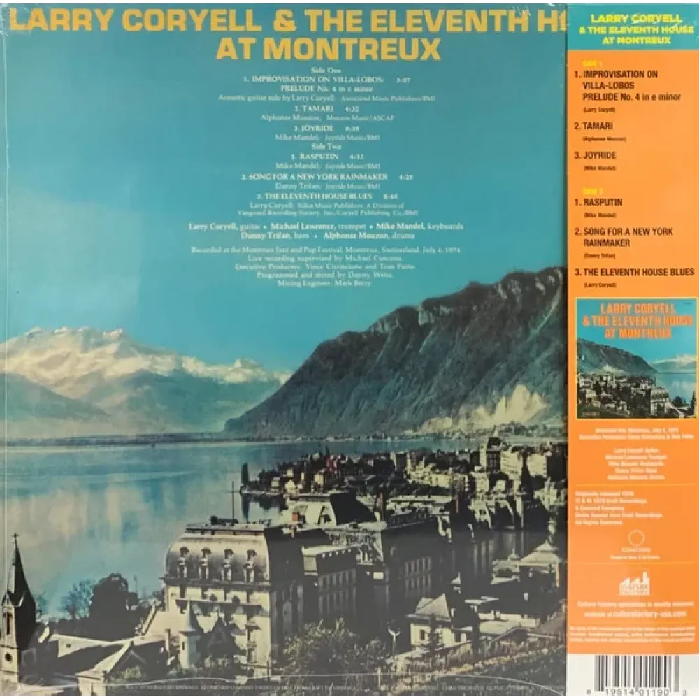 Larry Coryell & The Eleventh House – At Montreux (Red & Yellow Split) LP