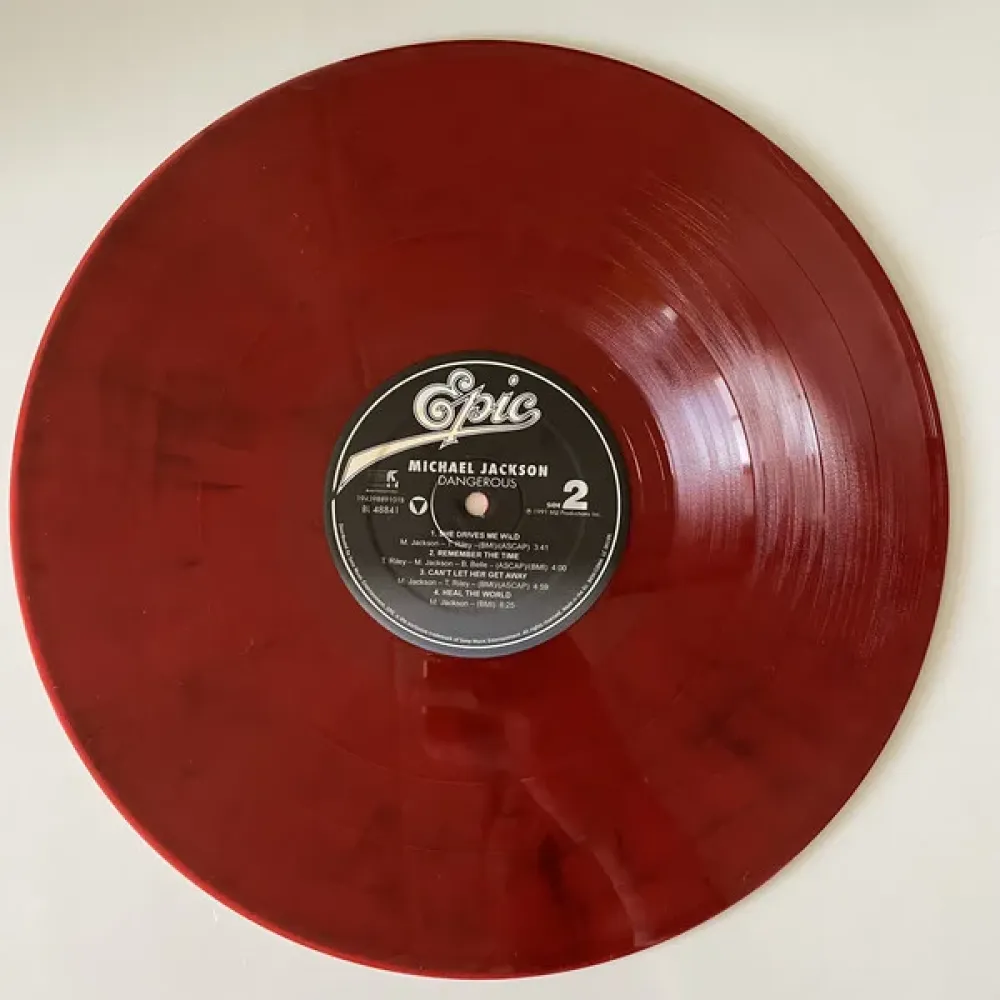 Michael Jackson – Dangerous Colouer Red 2LP