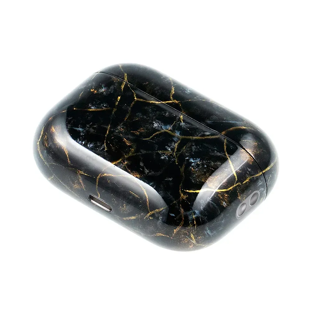 Apple AirPods Pro 2nd gen with MagSafe USB-C (2023) Black Marble Total Matte