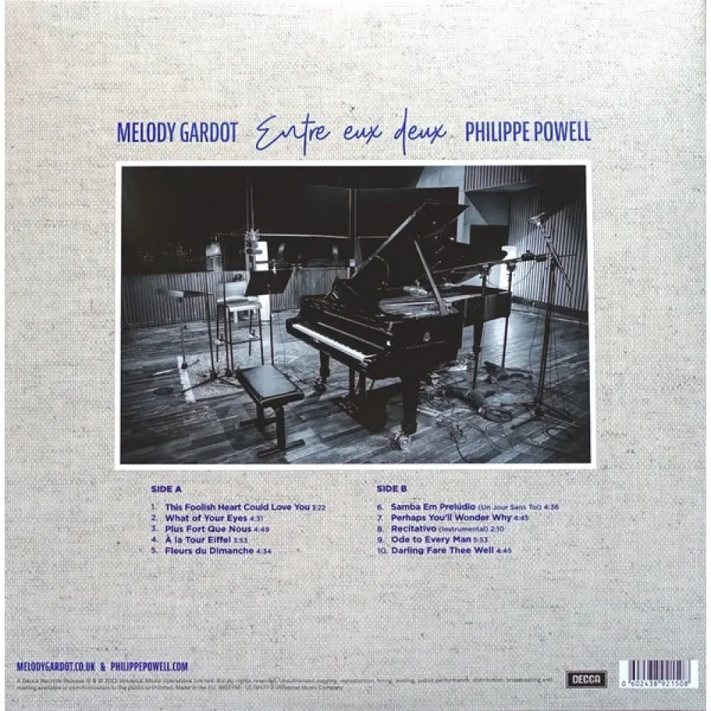 Melody Gardot, Powell Philippe - Entre Eux Deux LP