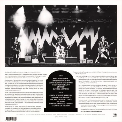 The Hives – The Death Of Randy Fitzsimmons - Cream - LP