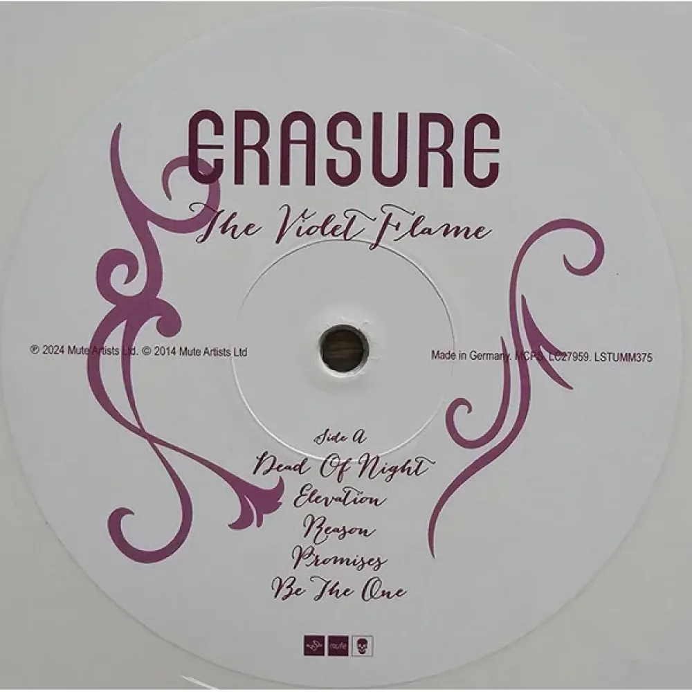Erasure - The Violet Flame - White LP