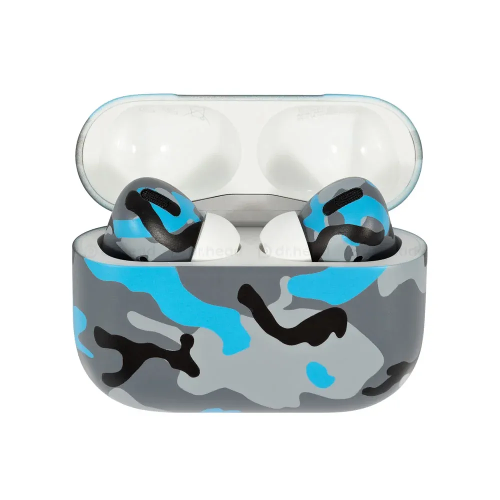 Apple AirPods Pro 2nd gen with MagSafe USB-C (2023) Blue Camo Matte