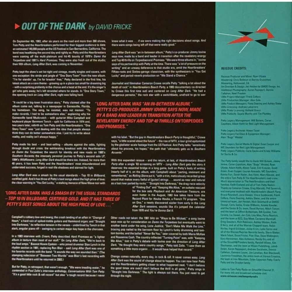 Tom Petty And The Heartbreakers – Long After Dark - Deluxe 2LP