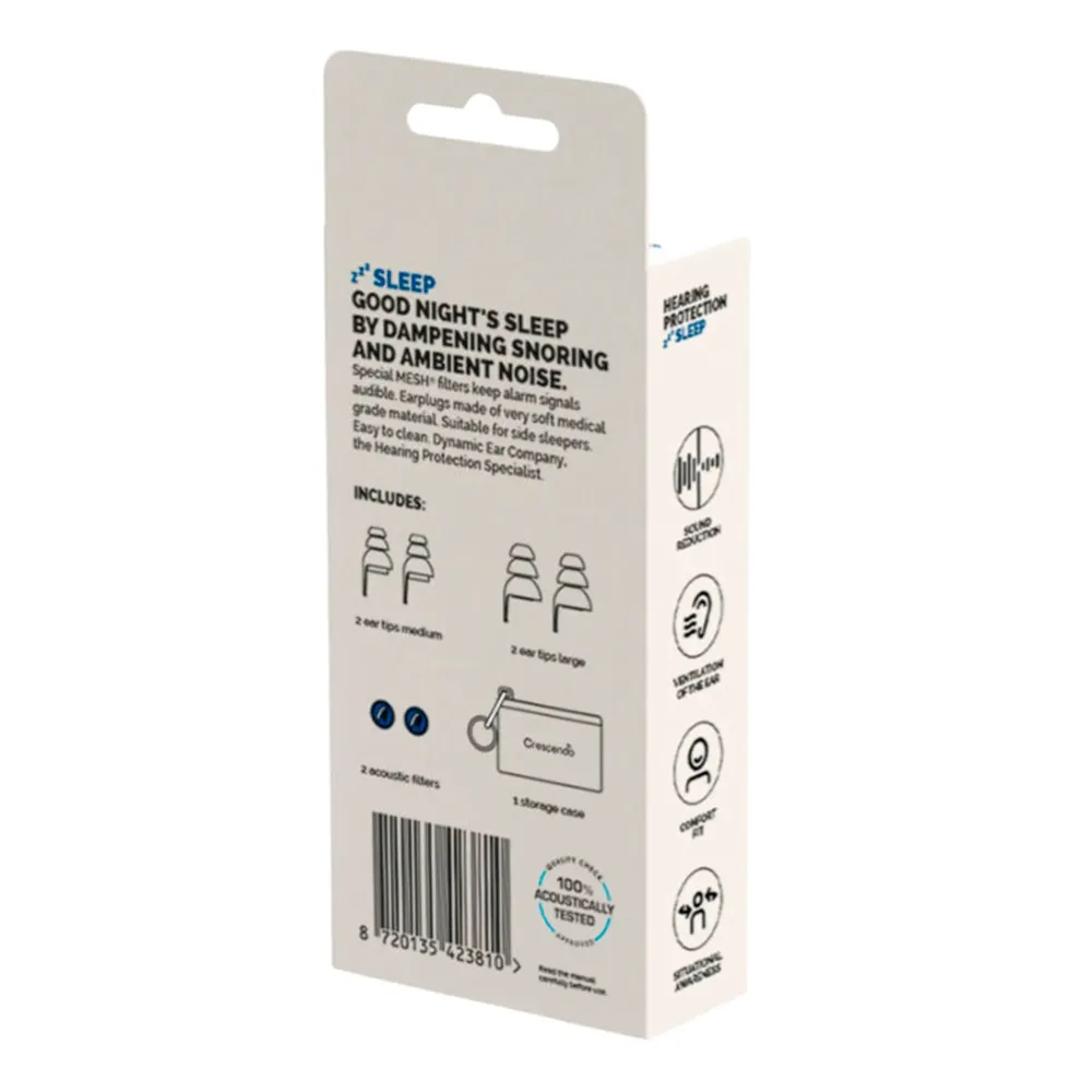 Dynamic Ear Company Crescendo Sleep Eco Box Blue