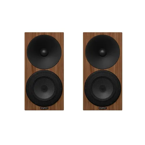 Amphion Argon1 Walnut + WiiM AMP Space Gray + AudioQuest SLIP-DB 14/2