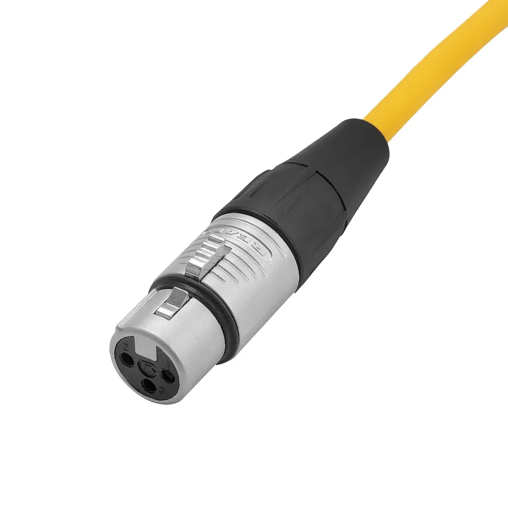 HeadMade Pro XLR-F - XLR-M Yellow 1.5m