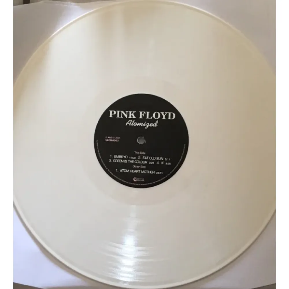 Pink Floyd - Atomized (John Peel's Sunday Concert: BBC Paris Theatre London, 19th July 1970) - White LP