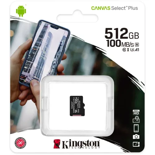 Kingston Canvas Select Plus Adaptor 512Gb