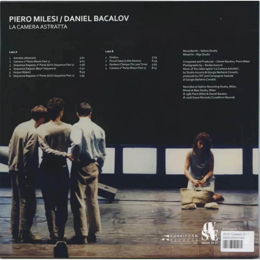Piero Milesi, Daniel Bacalov – La Camera Astratta - LP