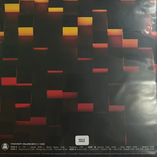 C418 – Minecraft Volume Beta 2X Fire Splatter 2LP